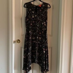 Joe Fresh Black Floral Dress